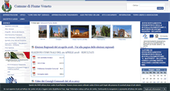 Desktop Screenshot of comune.fiumeveneto.pn.it