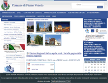 Tablet Screenshot of comune.fiumeveneto.pn.it